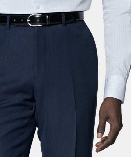 Au Noir Stretch Short-Sleeve Polo | Benz White Navy